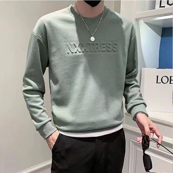 autumn winter men's hoodie long sleeve letter embossing slim pullovers 2022 new fashion casual cotton crew neck men clothing 4xl, Black
autumn winter men's hoodie long sleeve letter embossing slim pullovers 2022 new fashion casual cotton crew neck men clothing 4xl, Black