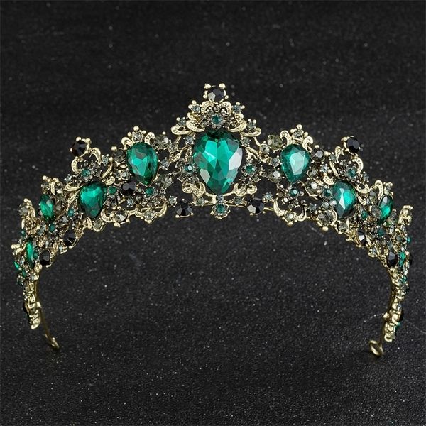 wedding hair jewelry baroque bronze gold color red green crystal crown bridal tiara vintage accessories diadem pageant crowns 220831, Slivery;golden
wedding hair jewelry baroque bronze gold color red green crystal crown bridal tiara vintage accessories diadem pageant crowns 220831, Slivery;golden