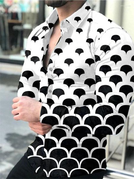 men's dress shirts autumn lapel shirt outer wear men's european and american printed cardigan long-sleeved men, White;black
men's dress shirts autumn lapel shirt outer wear men's european and american printed cardigan long-sleeved men, White;black