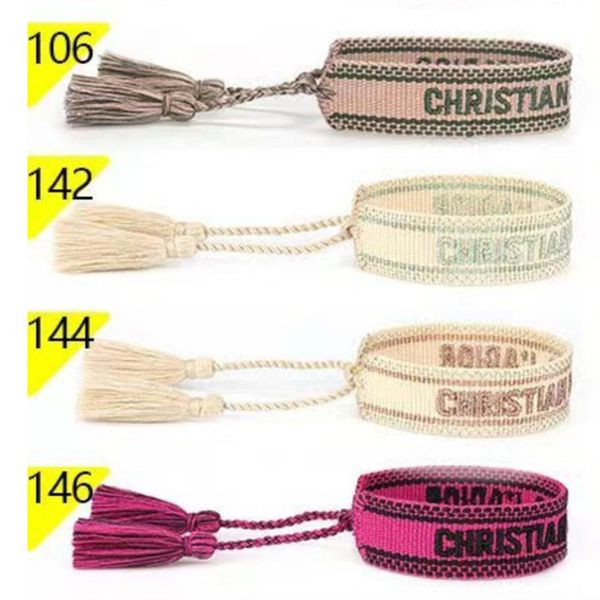 classic fashion brand bangles bracelets luxury women men handmade signature embroidered woven tassel adjustable bracelet jewelry friendship, Black
classic fashion brand bangles bracelets luxury women men handmade signature embroidered woven tassel adjustable bracelet jewelry friendship, Black