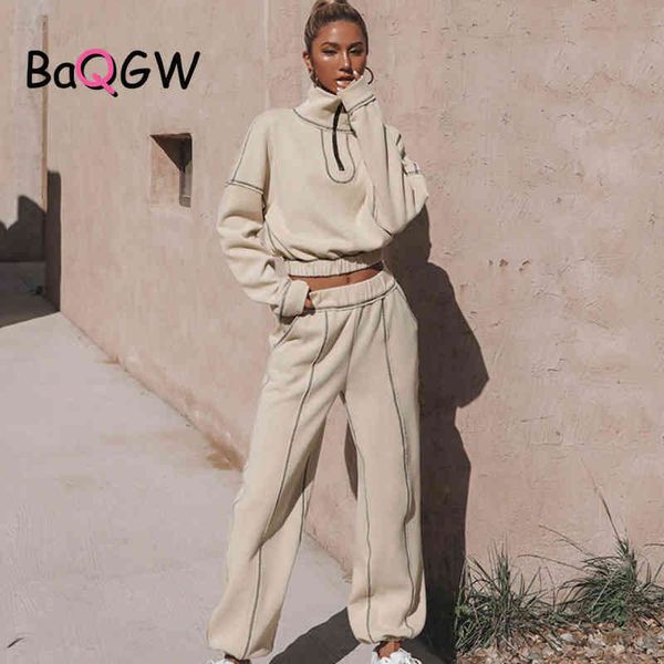 women's tracksuits baqgw casual tracksuit femmee sportswear cropped pullovers and trousers women workout two piece set autum winter sui, Gray
women's tracksuits baqgw casual tracksuit femmee sportswear cropped pullovers and trousers women workout two piece set autum winter sui, Gray