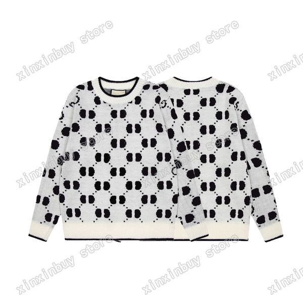 xinxinbuy men designer hoodies sweater jacquard double letter men webbing o-neck women black white blue s-xl, Black;brown
xinxinbuy men designer hoodies sweater jacquard double letter men webbing o-neck women black white blue s-xl, Black;brown
