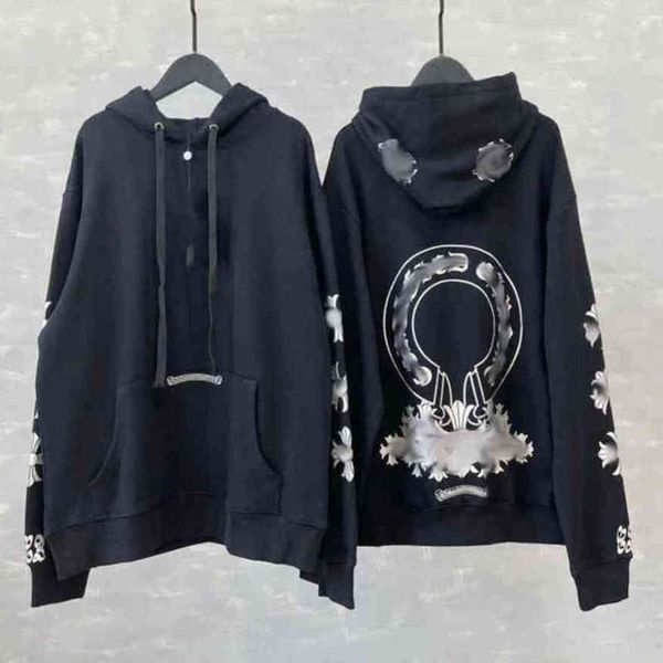men's luxury classic sweatshirts ch brand fashion hoodies men woman designer horseshoe cross pullover hooded zipper sweater loose jacke, Black
men's luxury classic sweatshirts ch brand fashion hoodies men woman designer horseshoe cross pullover hooded zipper sweater loose jacke, Black