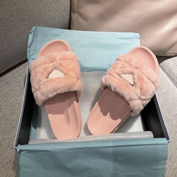 slippers wool slipper for woman winter flat mule designer fur slippers sandals fashion triangle slides soft rubber outsole shoes with box, Black
slippers wool slipper for woman winter flat mule designer fur slippers sandals fashion triangle slides soft rubber outsole shoes with box, Black