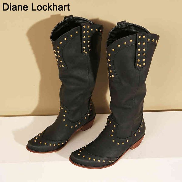 boots retro rivet knee high women slip on western pointed toe chelsea woman knight long ridding big size 220901, Black
boots retro rivet knee high women slip on western pointed toe chelsea woman knight long ridding big size 220901, Black