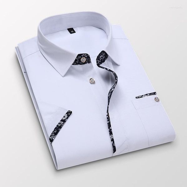 men's dress shirts men's short sleeve korean style casual slim printing shirt, White;black
men's dress shirts men's short sleeve korean style casual slim printing shirt, White;black