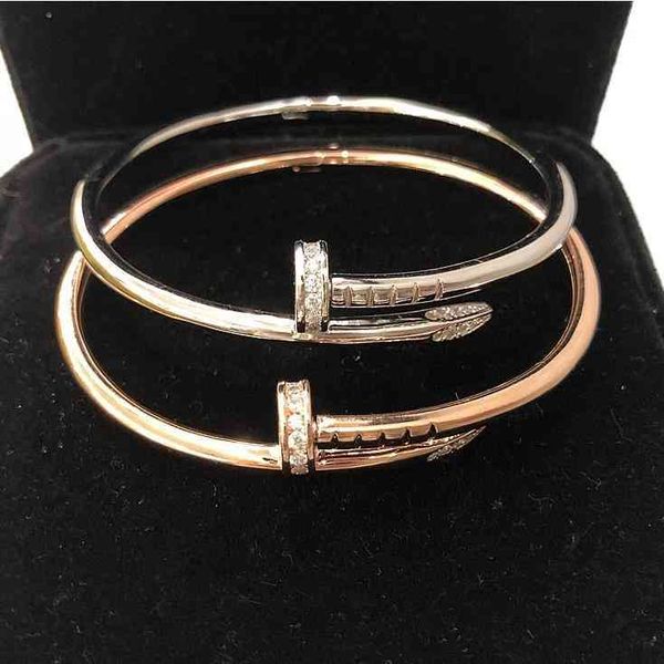 designer other bracelets los korean version s925 sterling silver plated 18k rose gold surface diamond studded nail bracelet women's sim, Golden;silver
designer other bracelets los korean version s925 sterling silver plated 18k rose gold surface diamond studded nail bracelet women's sim, Golden;silver