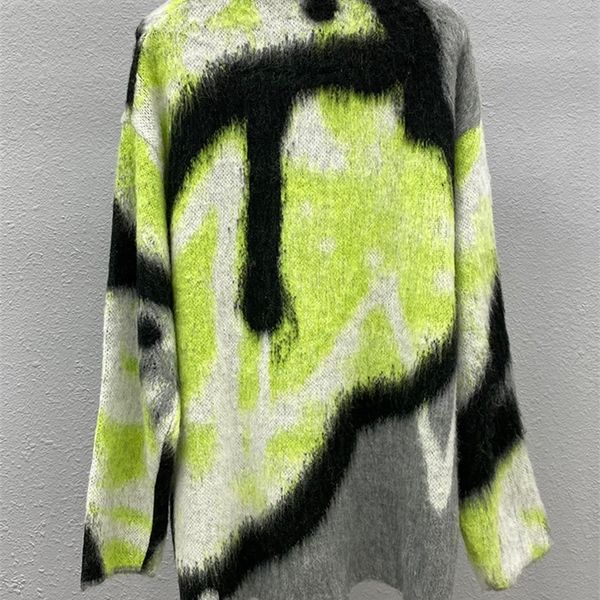mens sweaters original graffiti loose design pullover mohair luxury sweater mens highend jumper famous brand knitwear 220901, White;black
mens sweaters original graffiti loose design pullover mohair luxury sweater mens highend jumper famous brand knitwear 220901, White;black