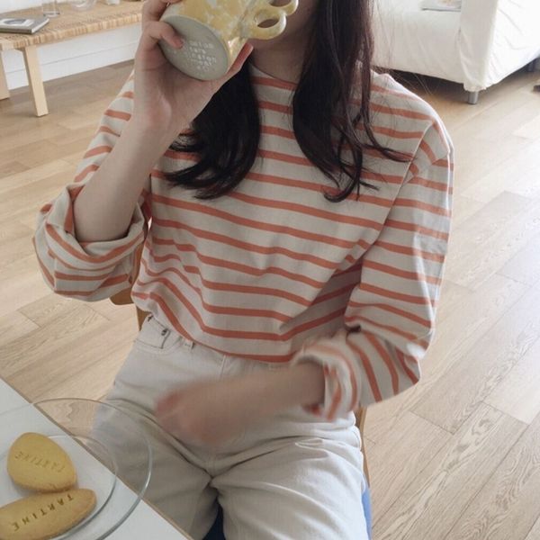 women s t shirt spring auumn women shir harajuku simple sripes shir long sleeve casual oversized shirs female goth blue pink op tees 220901, White
women s t shirt spring auumn women shir harajuku simple sripes shir long sleeve casual oversized shirs female goth blue pink op tees 220901, White