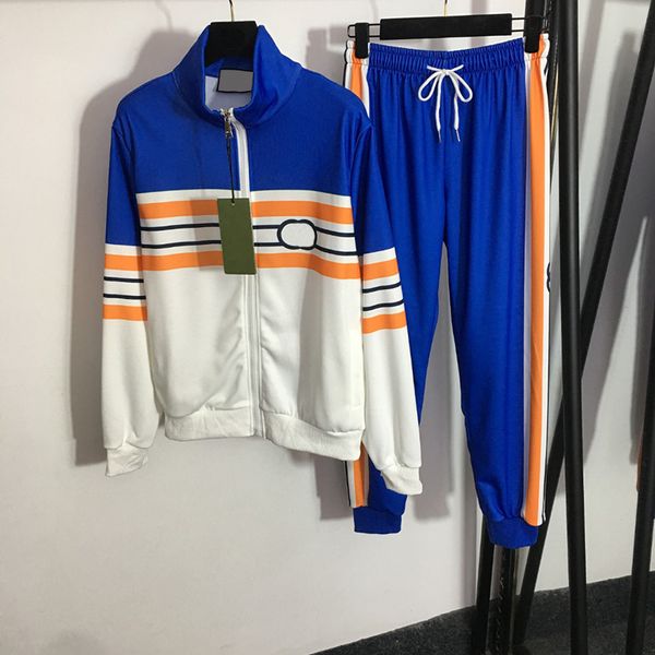 stripe patchwork sport pants tracksuits men women two piece pant fashion long sleeve zipper coats trousers, White
stripe patchwork sport pants tracksuits men women two piece pant fashion long sleeve zipper coats trousers, White