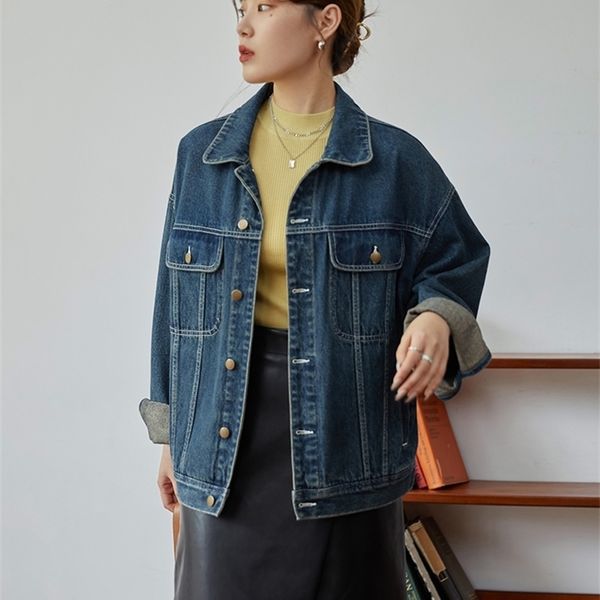 womens jackets dushu women jackets denim blue jacket casual retro washed denim coats women spring and autumn slim office lady straight coat, Black;brown
womens jackets dushu women jackets denim blue jacket casual retro washed denim coats women spring and autumn slim office lady straight coat, Black;brown