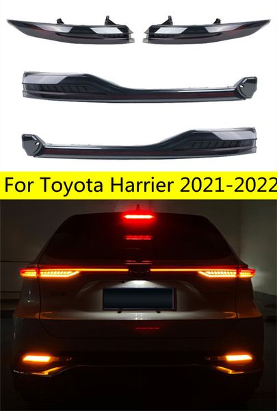 4pcs/set taillights for toyota harrier 2021-2022 led turn signal lights rear fog brake reversing tail lamp accessories
4pcs/set taillights for toyota harrier 2021-2022 led turn signal lights rear fog brake reversing tail lamp accessories