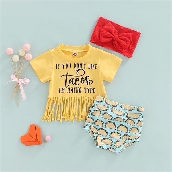 clothing sets citgeett summer born girl short pants outfits sleeve letter printed tassel hem s headband set 220830, White
clothing sets citgeett summer born girl short pants outfits sleeve letter printed tassel hem s headband set 220830, White