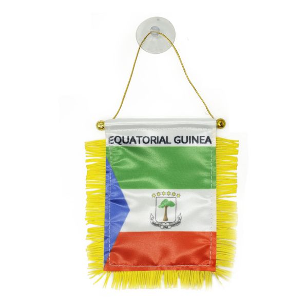 equatorial guineal window hanging flag 10x15 cm double sided mini hanging flags with suction cup for home office door decor
equatorial guineal window hanging flag 10x15 cm double sided mini hanging flags with suction cup for home office door decor