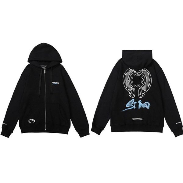 classic men's luxury sweatshirts ch brand fashion hoodies men woman designer horseshoe cross pullover hooded zipper sweater loose jacke, Black
classic men's luxury sweatshirts ch brand fashion hoodies men woman designer horseshoe cross pullover hooded zipper sweater loose jacke, Black