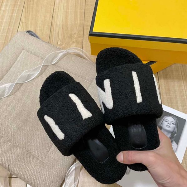designer sandals women 's slippers black wool large letter lamb slide platform
designer sandals women 's slippers black wool large letter lamb slide platform
