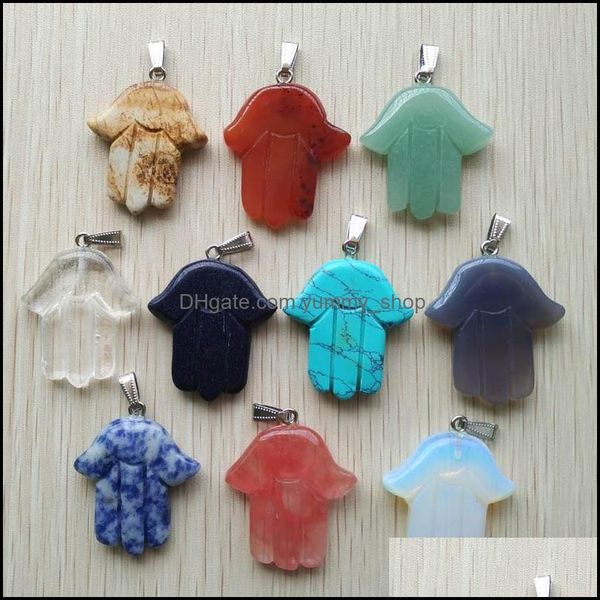 charms carved hand palm assorted natural stone charms crystal pendants for necklace accessories jewelry making drop delivery 2021 fin dhhbw, Bronze;silver
charms carved hand palm assorted natural stone charms crystal pendants for necklace accessories jewelry making drop delivery 2021 fin dhhbw, Bronze;silver
