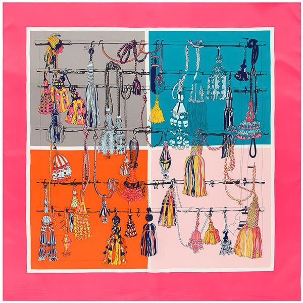 new 100% silk scarf women square scarves wraps rope tassel print neckerchief female foulard silk hijab lady bandanas 100cm 100cm222i, Blue;gray
new 100% silk scarf women square scarves wraps rope tassel print neckerchief female foulard silk hijab lady bandanas 100cm 100cm222i, Blue;gray