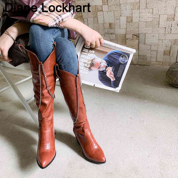 boots band designer women knee high pointed toe western cowboy long chunky block heel winter big size 220901, Black
boots band designer women knee high pointed toe western cowboy long chunky block heel winter big size 220901, Black