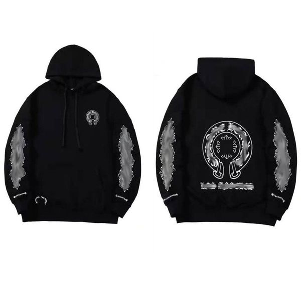 classic men's luxury sweatshirts brand ch designer hoodie fashion men women horseshoe loose zipper jacket pullover hooded coat sweater, Black
classic men's luxury sweatshirts brand ch designer hoodie fashion men women horseshoe loose zipper jacket pullover hooded coat sweater, Black