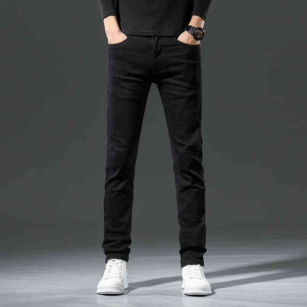 men's jeans summer men's jeans korean slim fit feet elastic high-end brand long pants ibtw, Blue
men's jeans summer men's jeans korean slim fit feet elastic high-end brand long pants ibtw, Blue