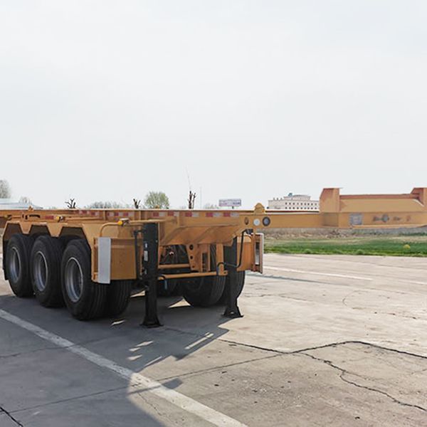 container transport semi-trailer lxp9400tjz20 transportation of 20 foot containers total height of frame at traction pin 90mm
container transport semi-trailer lxp9400tjz20 transportation of 20 foot containers total height of frame at traction pin 90mm