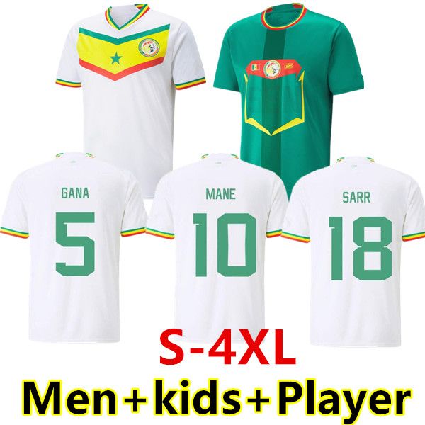 s-4xl fans player version 2022 senegal soccer jersey mane 22 23 world cup home away koulibaly gana kouyate d.dia sarr diallo football shirts, Black;yellow
s-4xl fans player version 2022 senegal soccer jersey mane 22 23 world cup home away koulibaly gana kouyate d.dia sarr diallo football shirts, Black;yellow