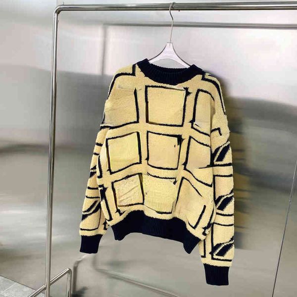 men's hoodies sweatshirts we11done 21ss autumn winter new full body square jacquard loose round neck sweater sweater, Black
men's hoodies sweatshirts we11done 21ss autumn winter new full body square jacquard loose round neck sweater sweater, Black