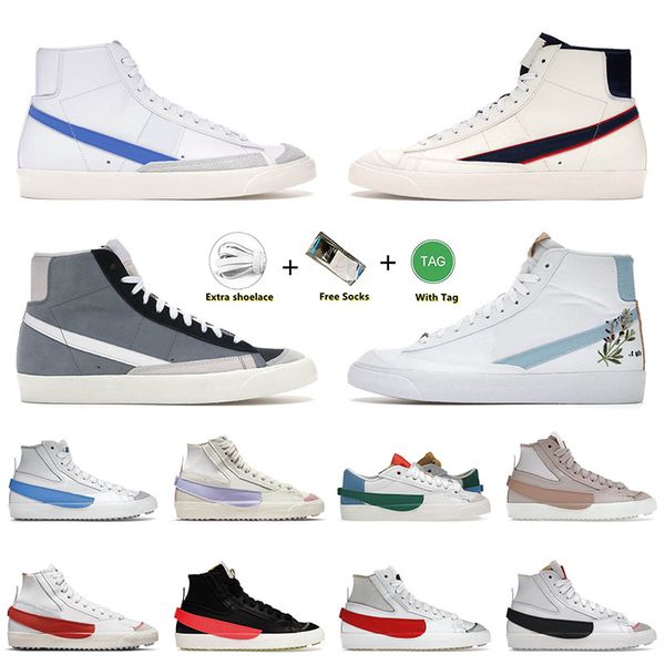 running shoes blazer mid 77 vintage jumbo low indigo cool grey black white pacific blue metallic gold mismatch sneakers trainers skate, White;red
running shoes blazer mid 77 vintage jumbo low indigo cool grey black white pacific blue metallic gold mismatch sneakers trainers skate, White;red