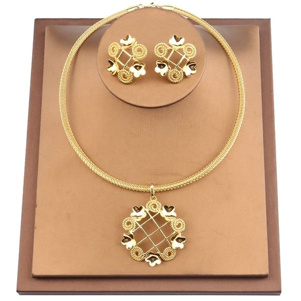 other jewelry sets trend gold for women wedding earing color necklace african costume luxury woman gift 220831, Silver
other jewelry sets trend gold for women wedding earing color necklace african costume luxury woman gift 220831, Silver