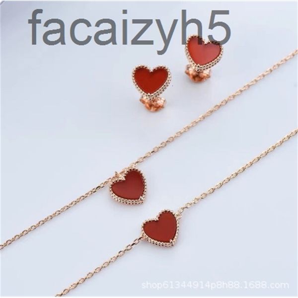 strands strings designer fanjia small red heart bracelet female rose gold color golden agate love peach heart-shaped fashion necklace pendan, Black
strands strings designer fanjia small red heart bracelet female rose gold color golden agate love peach heart-shaped fashion necklace pendan, Black
