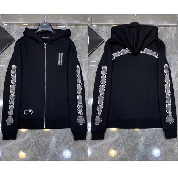 luxury men's classic jackets fashion sweatshirts brand ch zipper hoodies women men pullover hooded designer horseshoe sweater loose jac, Black;brown
luxury men's classic jackets fashion sweatshirts brand ch zipper hoodies women men pullover hooded designer horseshoe sweater loose jac, Black;brown