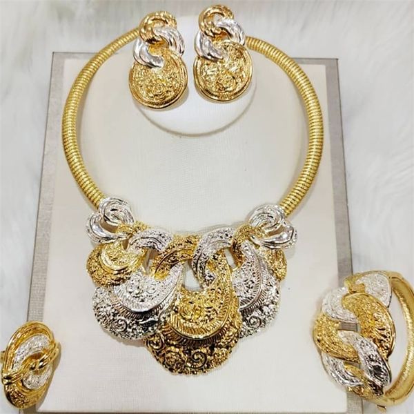 other jewelry sets dubai gold color for women silver plated copper african original party necklace bracelet earrings rings daily wear 220831
other jewelry sets dubai gold color for women silver plated copper african original party necklace bracelet earrings rings daily wear 220831