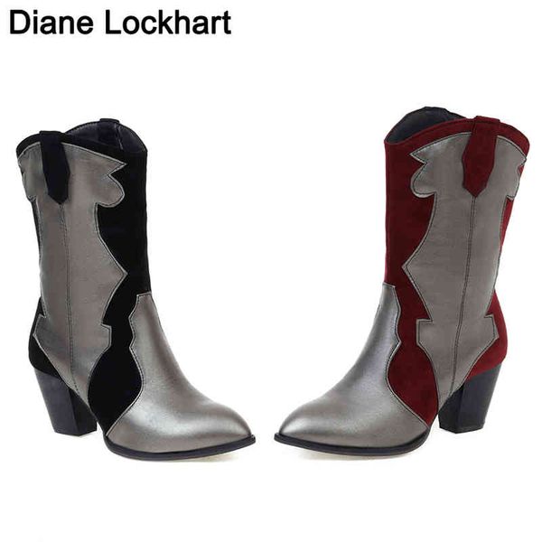 boots brand design fashion short boot patchwork high heel ankle vintage woman winter shoes chaussures femme big size 34-45 220901, Black
boots brand design fashion short boot patchwork high heel ankle vintage woman winter shoes chaussures femme big size 34-45 220901, Black