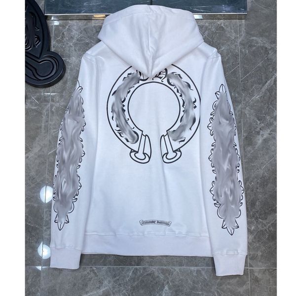 men's classic luxury sweatshirts ch designer hoodie fashion men women horseshoe sanskrit loose zipper jacket pullover hooded coat swea, Black
men's classic luxury sweatshirts ch designer hoodie fashion men women horseshoe sanskrit loose zipper jacket pullover hooded coat swea, Black