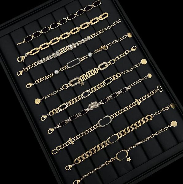 designer women charm bracelets fashion crystal double letter bracelet womens jewellery luxury retro valentine's day gift bangle jewelry, Golden;silver
designer women charm bracelets fashion crystal double letter bracelet womens jewellery luxury retro valentine's day gift bangle jewelry, Golden;silver