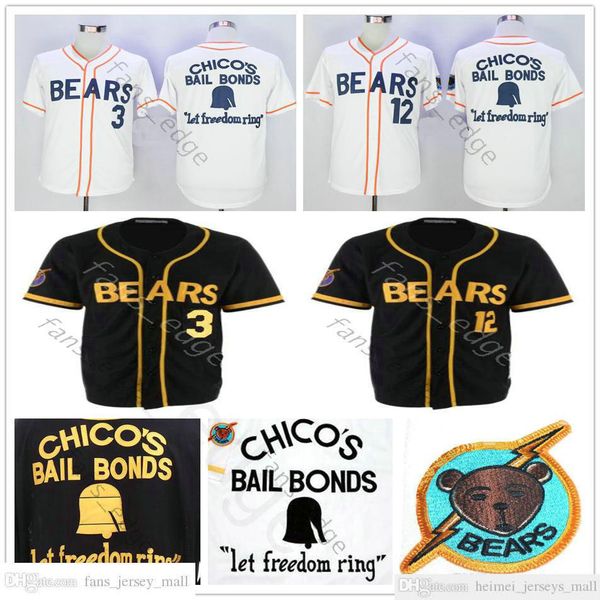 baseball bad news bears jersey movie 1976 chico's bail bonds 3 kelly leak 12 tanner boyle white black embroidered jerseys mens sale
baseball bad news bears jersey movie 1976 chico's bail bonds 3 kelly leak 12 tanner boyle white black embroidered jerseys mens sale