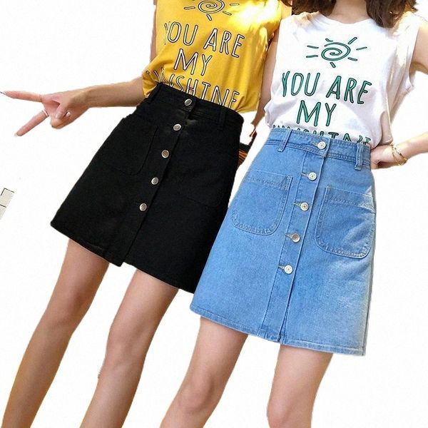 skirts skirts women high waist denim skirt short a-line buttom slim pocket clothes female causal summer 44lb#, Black
skirts skirts women high waist denim skirt short a-line buttom slim pocket clothes female causal summer 44lb#, Black
