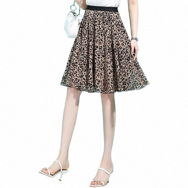 skirts summer high waist slim leopard print a-line chiffon skirt casual plus size loose women pleated skirts m956#, Black
skirts summer high waist slim leopard print a-line chiffon skirt casual plus size loose women pleated skirts m956#, Black