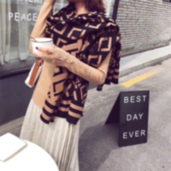 180x70cm big size f brand women scarf printed embroidery scarfs silk winter print foulard satin square head scarves women luxury designer sh, Blue;gray
180x70cm big size f brand women scarf printed embroidery scarfs silk winter print foulard satin square head scarves women luxury designer sh, Blue;gray