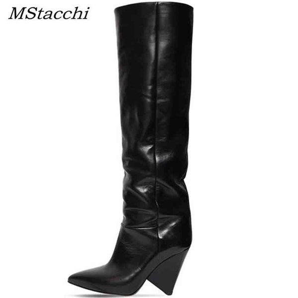 boots mstapchi high heel soft leather pointy toe botas solid europe popular women over the knee winter dij 220901, Black
boots mstapchi high heel soft leather pointy toe botas solid europe popular women over the knee winter dij 220901, Black