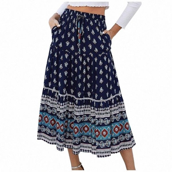 skirts jaycosin skirt long women summer floral printed bohimian elastic waist beach swing ladies high skirts s5pj#, Black
skirts jaycosin skirt long women summer floral printed bohimian elastic waist beach swing ladies high skirts s5pj#, Black