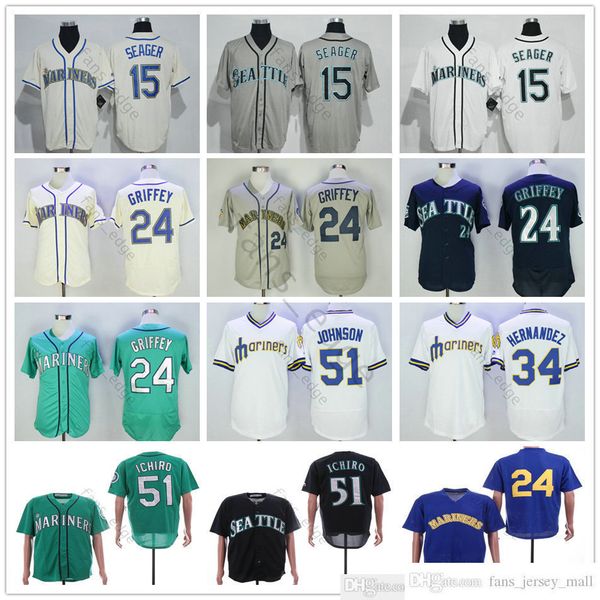 2019th man women kids baseball jerseys 51 ichiro suzuki 15 kyle seager 24 ken griffey jr. 51 randy johnson 34 felix hernandez stitched, Black
2019th man women kids baseball jerseys 51 ichiro suzuki 15 kyle seager 24 ken griffey jr. 51 randy johnson 34 felix hernandez stitched, Black