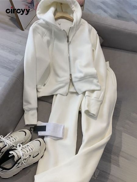 women's two piece pants circyy two piece sets womens outfits hoodies women sweatshirts zipper coat drawstring elastic waist pants solid, White
women's two piece pants circyy two piece sets womens outfits hoodies women sweatshirts zipper coat drawstring elastic waist pants solid, White