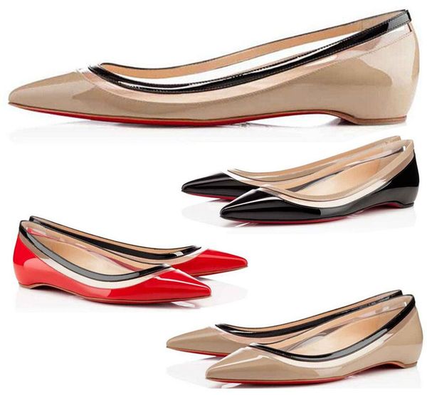 brand luxury designer dress sandals flat shoes women patent leather ballerina pointed comfort dress vintage wedding with box paulina pvc fem, Black
brand luxury designer dress sandals flat shoes women patent leather ballerina pointed comfort dress vintage wedding with box paulina pvc fem, Black
