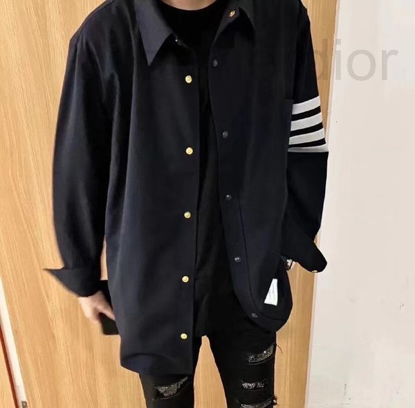 men's casual shirts designer 2022 early spring new high version tb net red same men's and women's leisure wool long sleeved s, White;black
men's casual shirts designer 2022 early spring new high version tb net red same men's and women's leisure wool long sleeved s, White;black