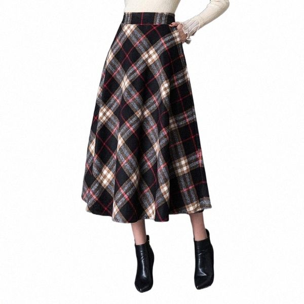 skirts skirts retro plaid skirt female 2022 winter casual loose thickening wool big swing high waist long for women pleated maxi c61s#, Black
skirts skirts retro plaid skirt female 2022 winter casual loose thickening wool big swing high waist long for women pleated maxi c61s#, Black