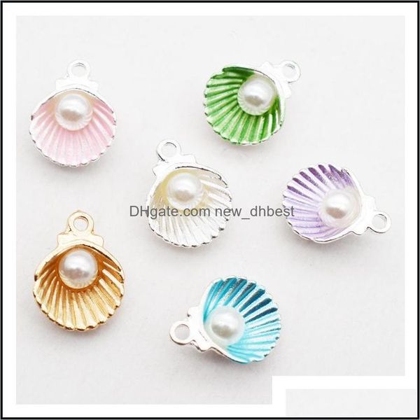 charms 100pcs/lot alloy shell pearl charms pendant for necklace jewelry making findings 11x15mm drop delivery 2021 component newdhdhafq, Bronze;silver
charms 100pcs/lot alloy shell pearl charms pendant for necklace jewelry making findings 11x15mm drop delivery 2021 component newdhdhafq, Bronze;silver