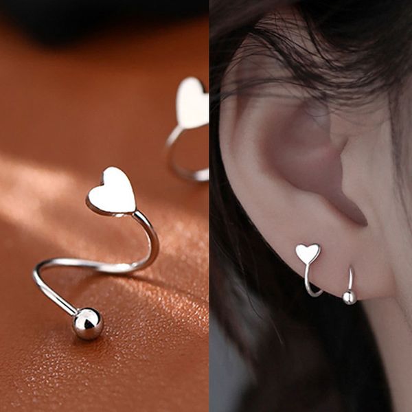 stud 1pcs steel screw ball star heart ear bone buckle rotation wave mini prisoner earrings for woman personality jewelry, Golden;silver
stud 1pcs steel screw ball star heart ear bone buckle rotation wave mini prisoner earrings for woman personality jewelry, Golden;silver