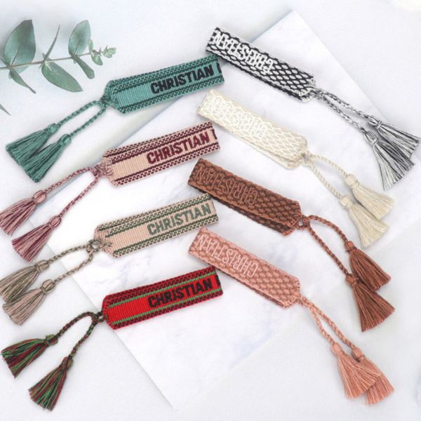 brand classic fashion bracelets chains jewelry bangles handmade embroidered link woven tassel adjustable women men lover gift chain bangle 3, Black
brand classic fashion bracelets chains jewelry bangles handmade embroidered link woven tassel adjustable women men lover gift chain bangle 3, Black